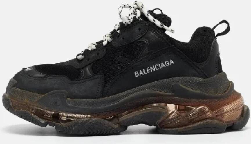 Balenciaga Vintage Pre-owned Mesh sneakers Black Heren