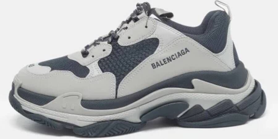 Balenciaga Vintage Pre-owned Mesh sneakers Gray Heren