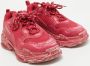 Balenciaga Vintage Pre-owned Mesh sneakers Red Heren - Thumbnail 4