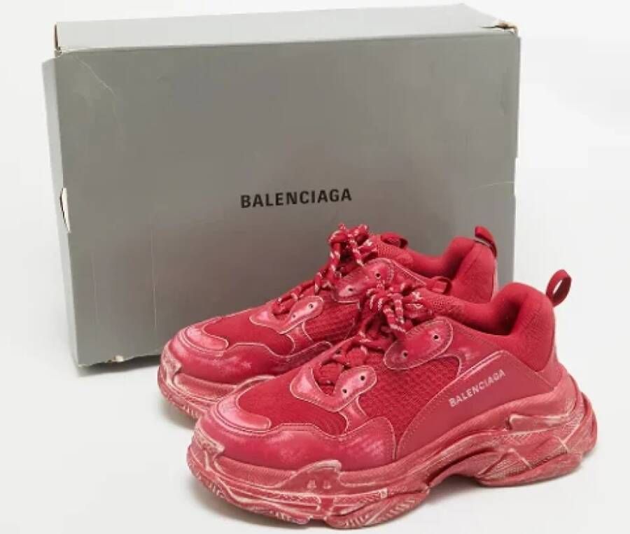 Balenciaga Vintage Pre-owned Mesh sneakers Red Heren