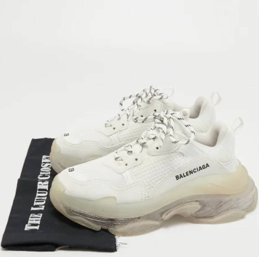 Balenciaga Vintage Pre-owned Mesh sneakers White Dames