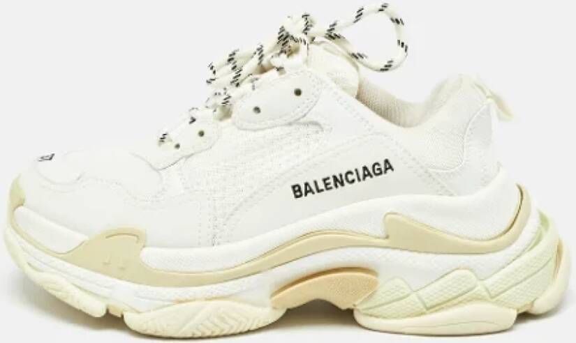 Balenciaga Vintage Pre-owned Mesh sneakers White Dames