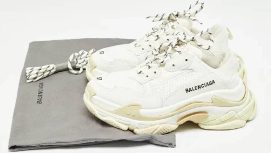 Balenciaga Vintage Pre-owned Mesh sneakers White Dames