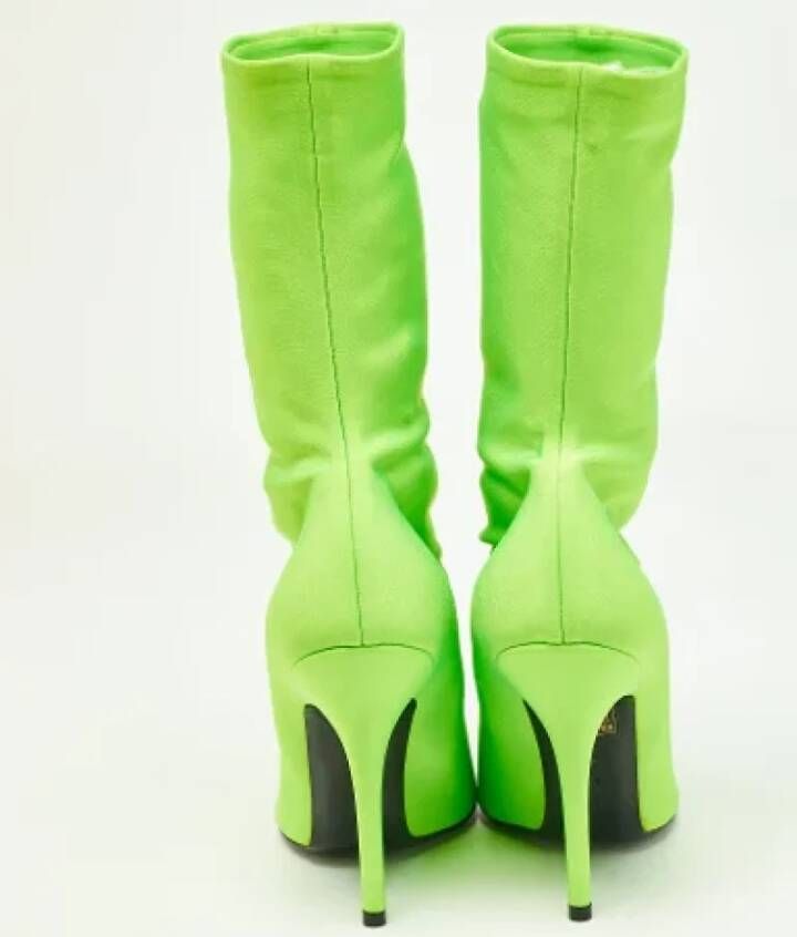 Balenciaga Vintage Pre-owned Nylon boots Green Dames