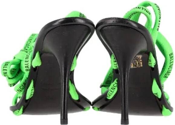 Balenciaga Vintage Pre-owned Nylon heels Green Dames