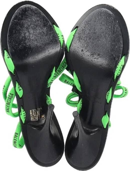 Balenciaga Vintage Pre-owned Nylon heels Green Dames