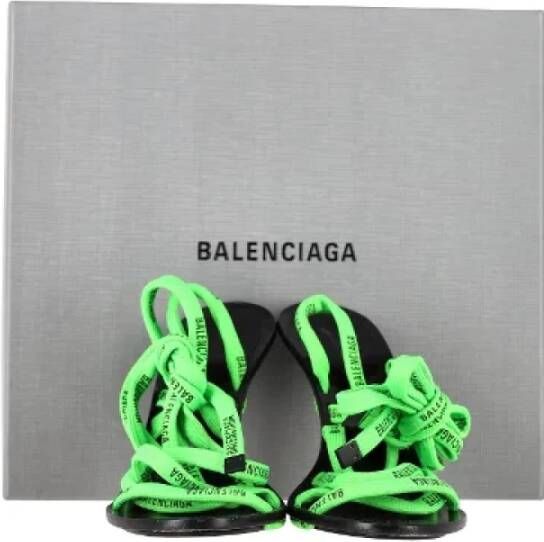 Balenciaga Vintage Pre-owned Nylon heels Green Dames