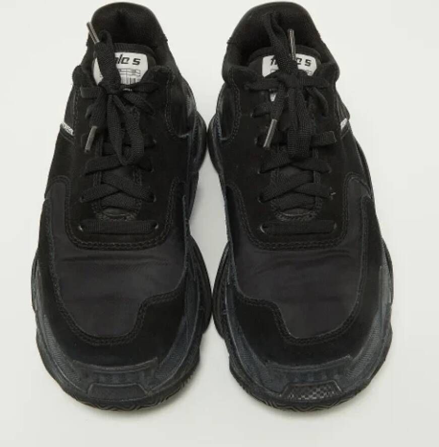 Balenciaga Vintage Pre-owned Nylon sneakers Black Dames