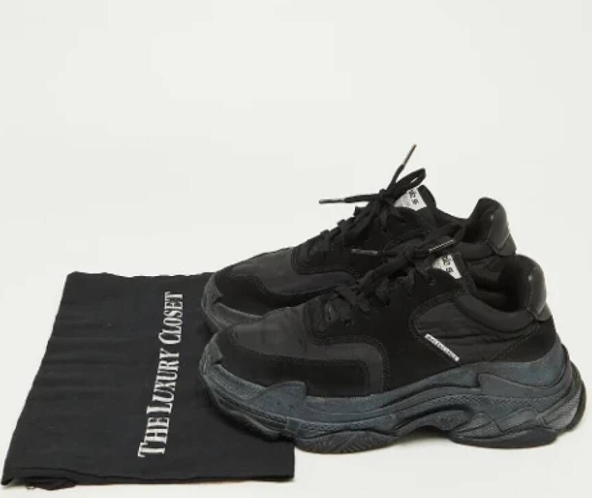 Balenciaga Vintage Pre-owned Nylon sneakers Black Dames