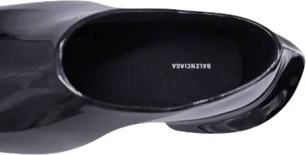 Balenciaga Vintage Pre-owned Plastic flats Black Heren