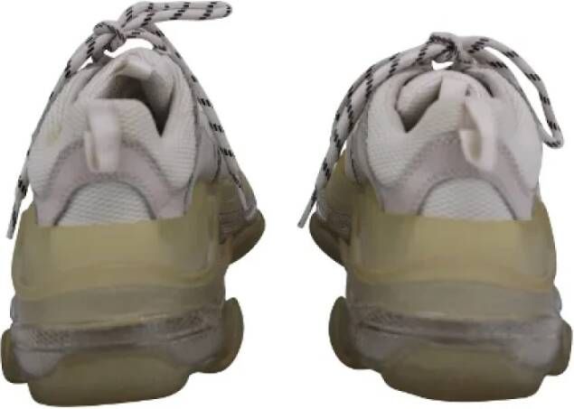 Balenciaga Vintage Pre-owned Plastic sneakers Beige Dames