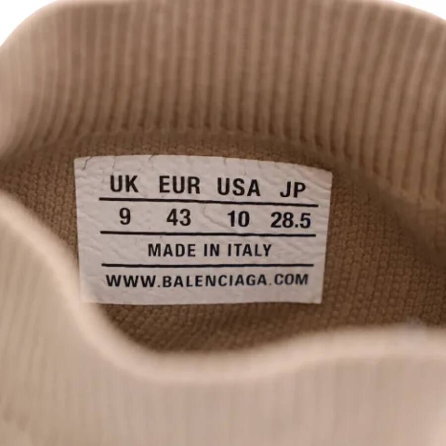 Balenciaga Vintage Pre-owned Polyester sneakers Beige Heren