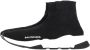 Balenciaga Vintage Pre-owned Polyester sneakers Black Dames - Thumbnail 4