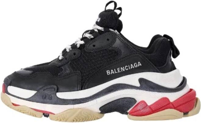 Balenciaga Vintage Pre-owned Polyester sneakers Black Heren