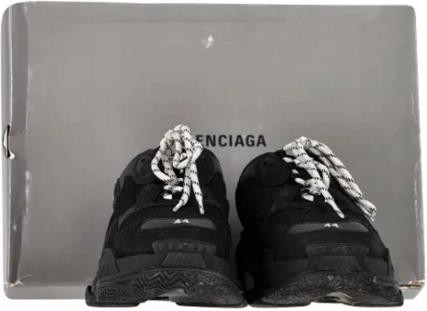 Balenciaga Vintage Pre-owned Polyester sneakers Black Heren