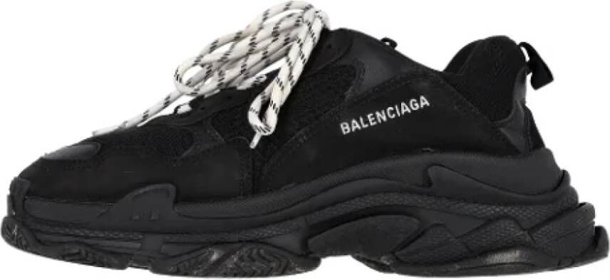 Balenciaga Vintage Pre-owned Polyester sneakers Black Heren