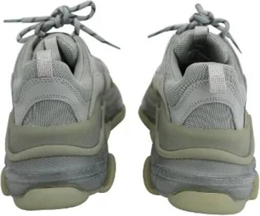 Balenciaga Vintage Pre-owned Polyester sneakers Gray Dames