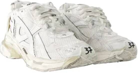 Balenciaga Vintage Pre-owned Polyester sneakers White Dames