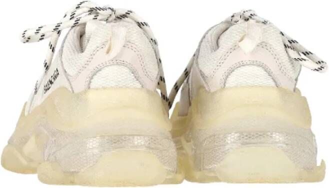 Balenciaga Vintage Pre-owned Polyester sneakers White Dames