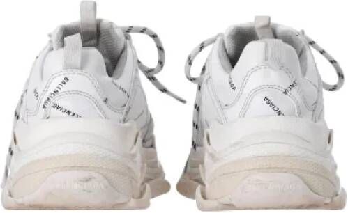 Balenciaga Vintage Pre-owned Polyester sneakers White Heren