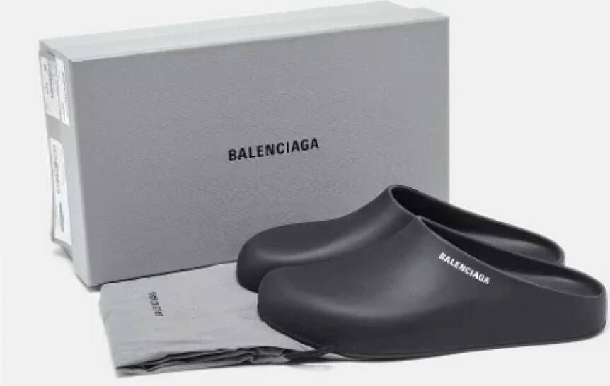 Balenciaga Vintage Pre-owned Rubber mules Blue Heren