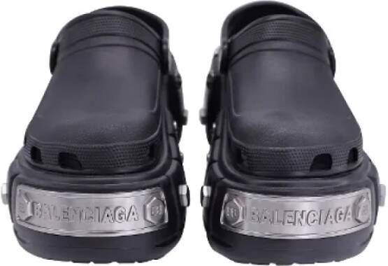 Balenciaga Vintage Pre-owned Rubber sandals Black Dames