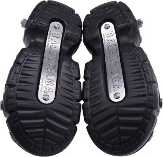 Balenciaga Vintage Pre-owned Rubber sandals Black Dames