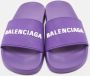 Balenciaga Vintage Pre-owned Rubber sandals Purple Dames - Thumbnail 3