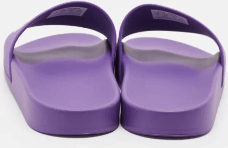 Balenciaga Vintage Pre-owned Rubber sandals Purple Dames