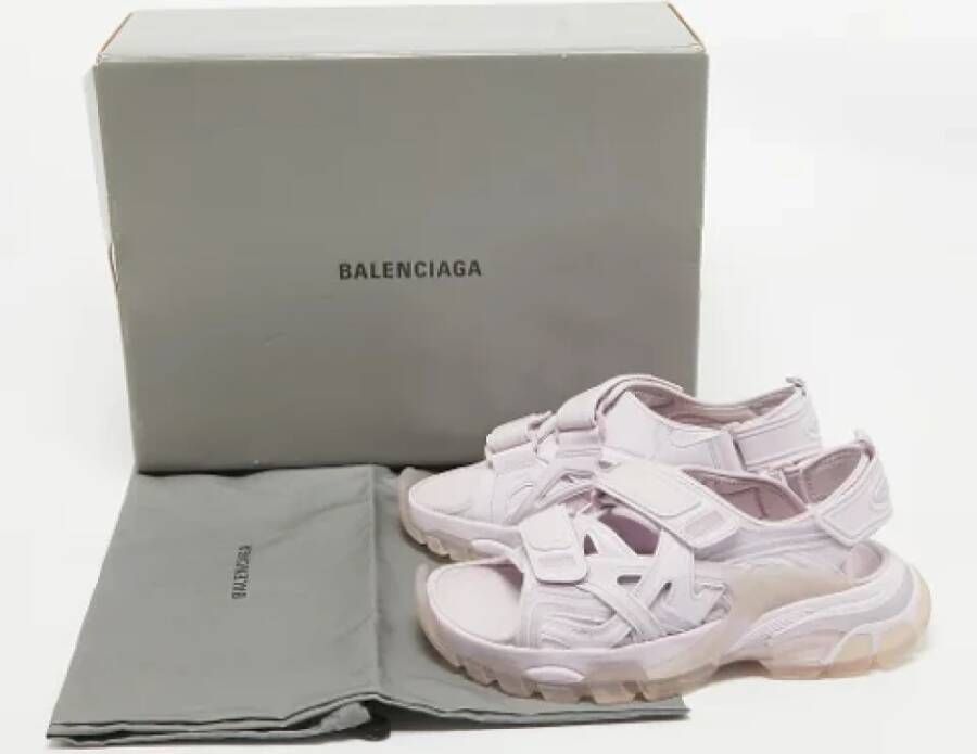 Balenciaga Vintage Pre-owned Rubber sandals Purple Dames