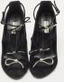 Balenciaga Vintage Pre-owned Suede heels Black Dames - Thumbnail 3