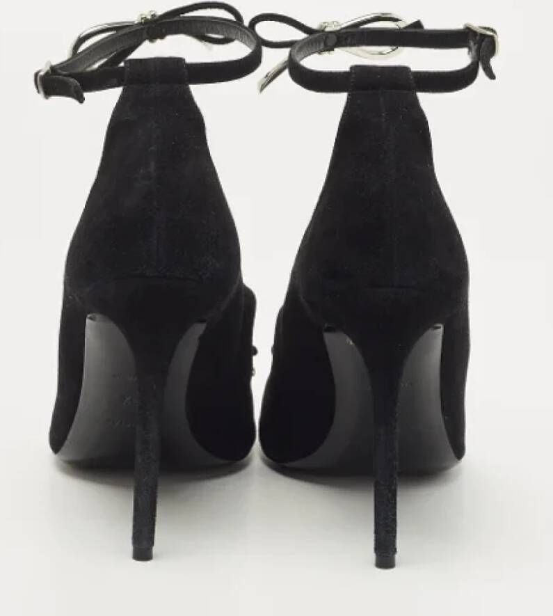 Balenciaga Vintage Pre-owned Suede heels Black Dames