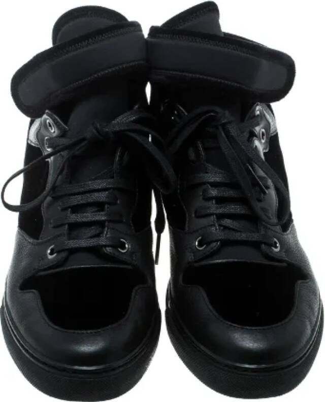 Balenciaga Vintage Pre-owned Velvet sneakers Black Dames