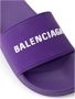 Balenciaga Witte 3D Rubberen Zwembadsandalen Purple Heren - Thumbnail 4