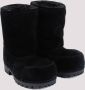 Balenciaga Zwarte Bont Lage Laars Black Heren - Thumbnail 3