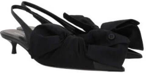 Balenciaga Zwarte Hak Slingback Schoenen Black Dames