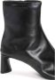 Balenciaga Zwarte leren logo laarzen rits Black Dames - Thumbnail 4