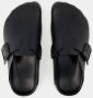 Balenciaga Zwarte Leren Sunday Slides Black Dames - Thumbnail 9