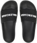 Balenciaga Zwarte Logo Pool Slides Sandalen Black Dames - Thumbnail 5