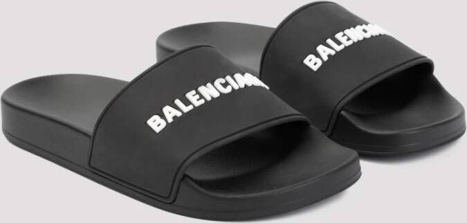 Balenciaga Zwarte Pantoffels voor Vrouwen Black Dames