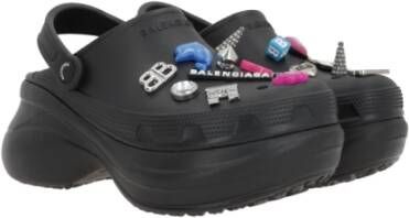 Balenciaga Zwarte sandalen met Crocs™ Jibbitz™ charm Black Dames