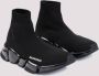 Balenciaga Zwarte Sneakers met Doorzichtige Zool Black Dames - Thumbnail 3