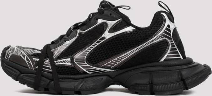 Balenciaga Zwarte Sneakers Stijlvol Ontwerp Reflecterende Details Black Heren