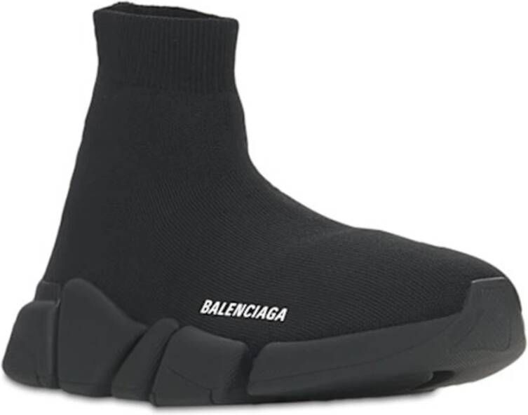 Balenciaga Zwarte Sneakers Speed 2.0 Sock Stijl Black Dames