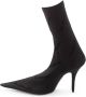 Balenciaga Elegante Zwarte Statement Laarzen van Spandex Black Dames - Thumbnail 2