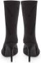 Balenciaga Elegante Zwarte Statement Laarzen van Spandex Black Dames - Thumbnail 3