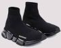 Balenciaga Zwarte Speed 2.0 LT Clearsole Sneakers Black Heren - Thumbnail 3