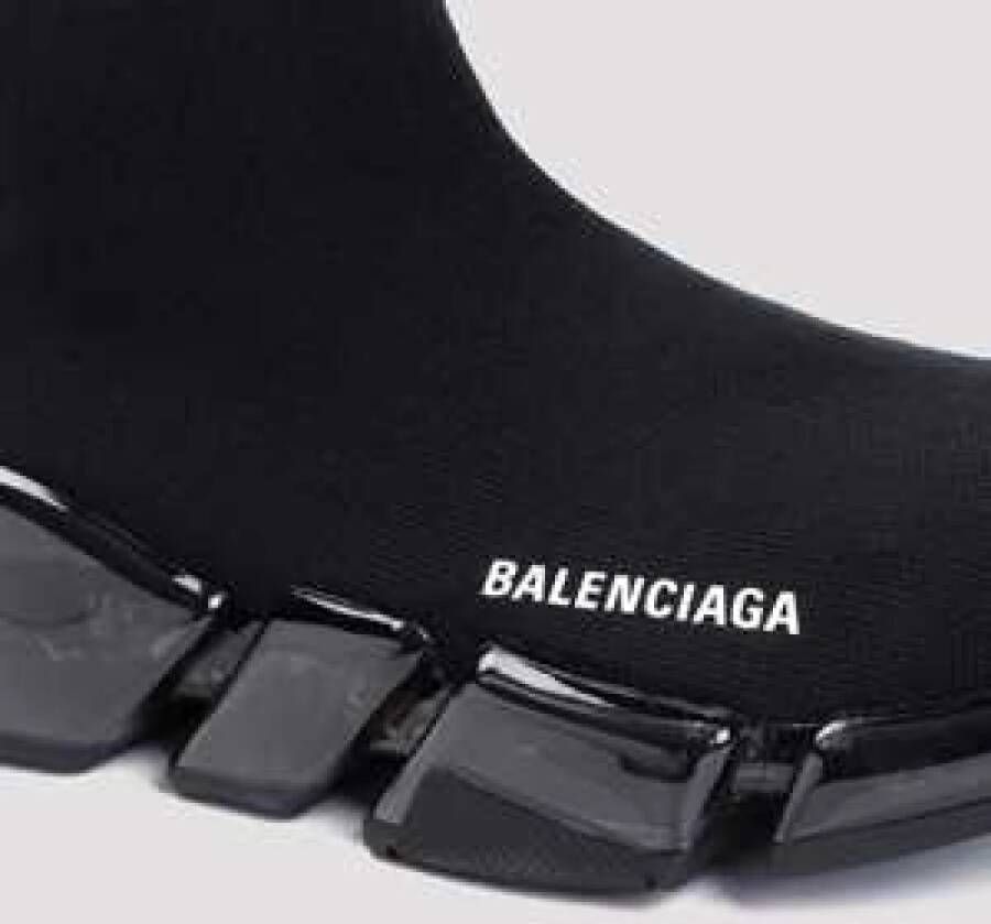 Balenciaga Zwarte Speed 2.0 LT Clearsole Sneakers Black Heren