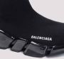 Balenciaga Zwarte Speed 2.0 LT Clearsole Sneakers Black Heren - Thumbnail 4