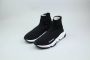 Balenciaga Zwart Wit Speed Trainer Sneakers Black Heren - Thumbnail 6